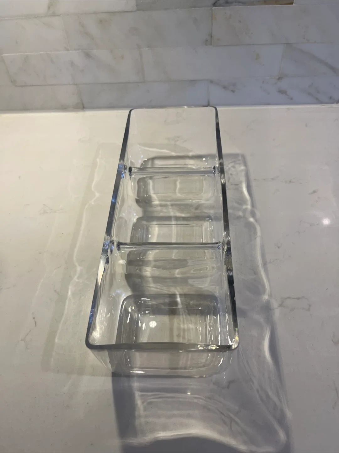 Clear Glass Condiment Tray image indicator(2)