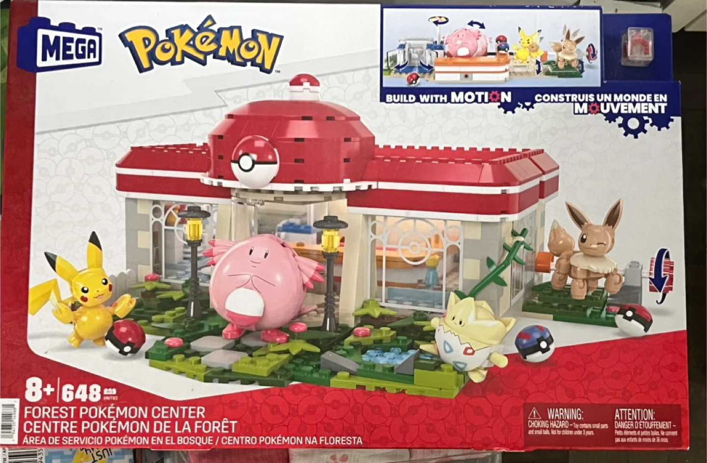 MEGA Pokémon Forest Pokémon Center Building Set