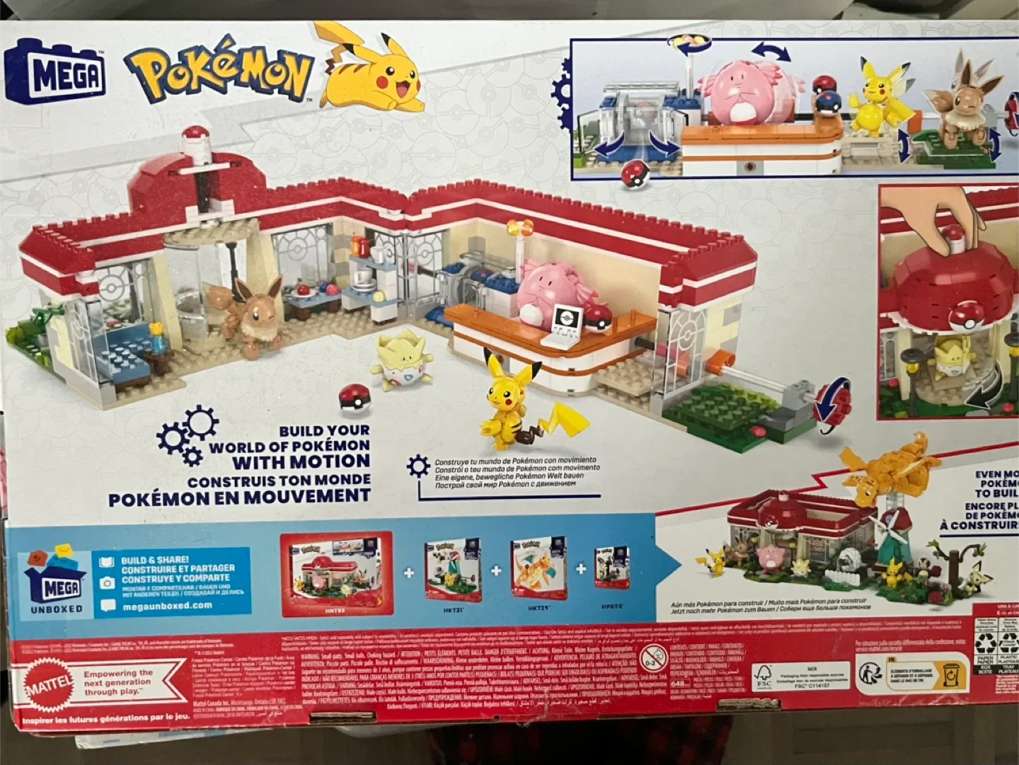 MEGA Pokémon Forest Pokémon Center Building Set image indicator(7)