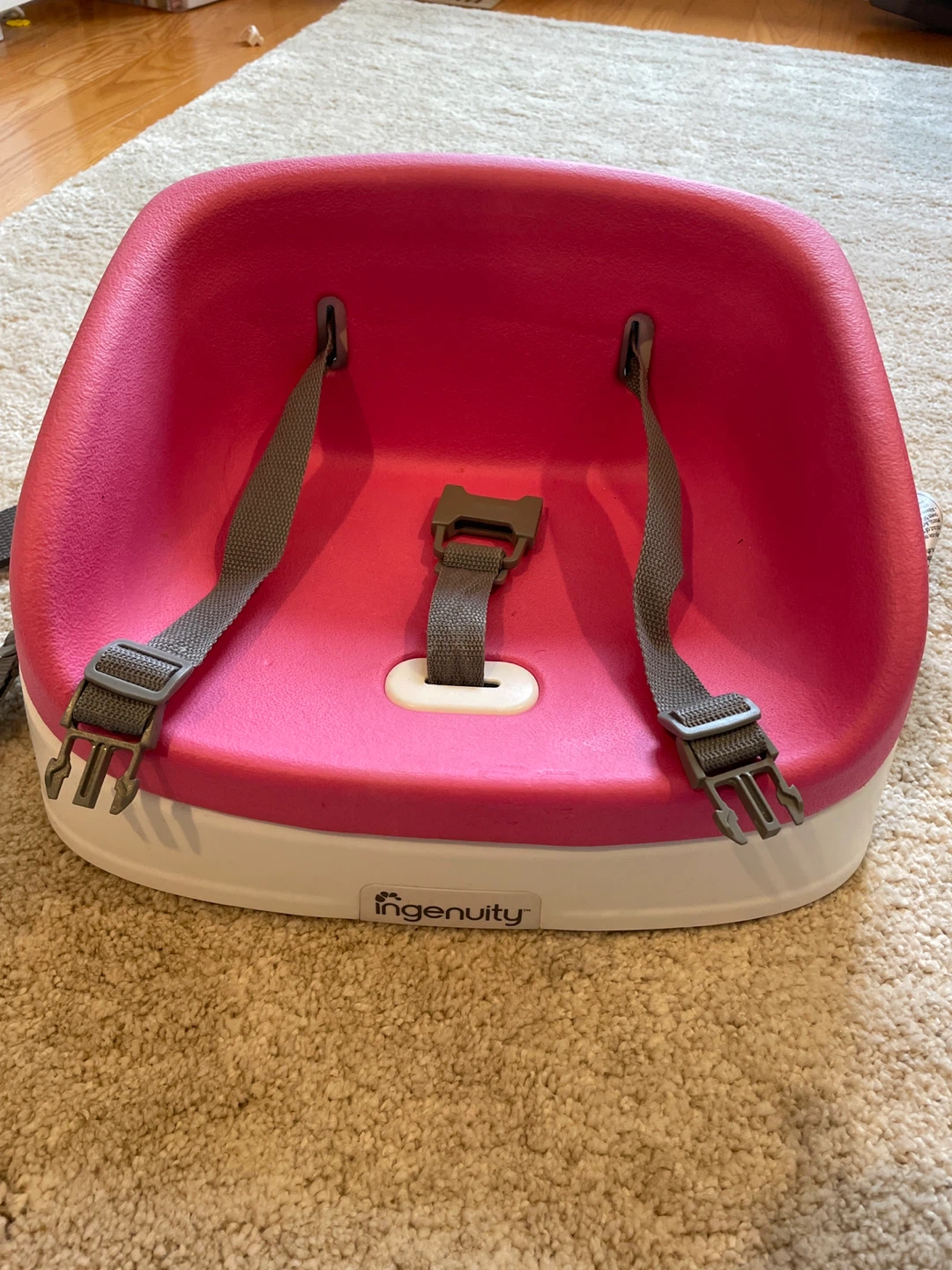 Ingenuity  baby Booster Seat for Dining Table - Pink