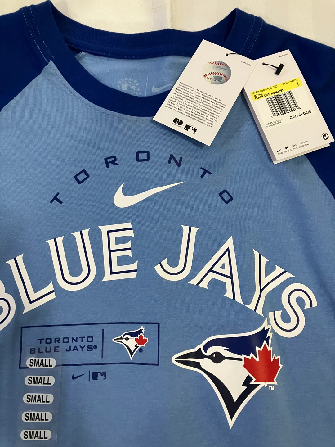Nike Toronto Blue Jays Baseball T-Shirt - Size Small - photo 2