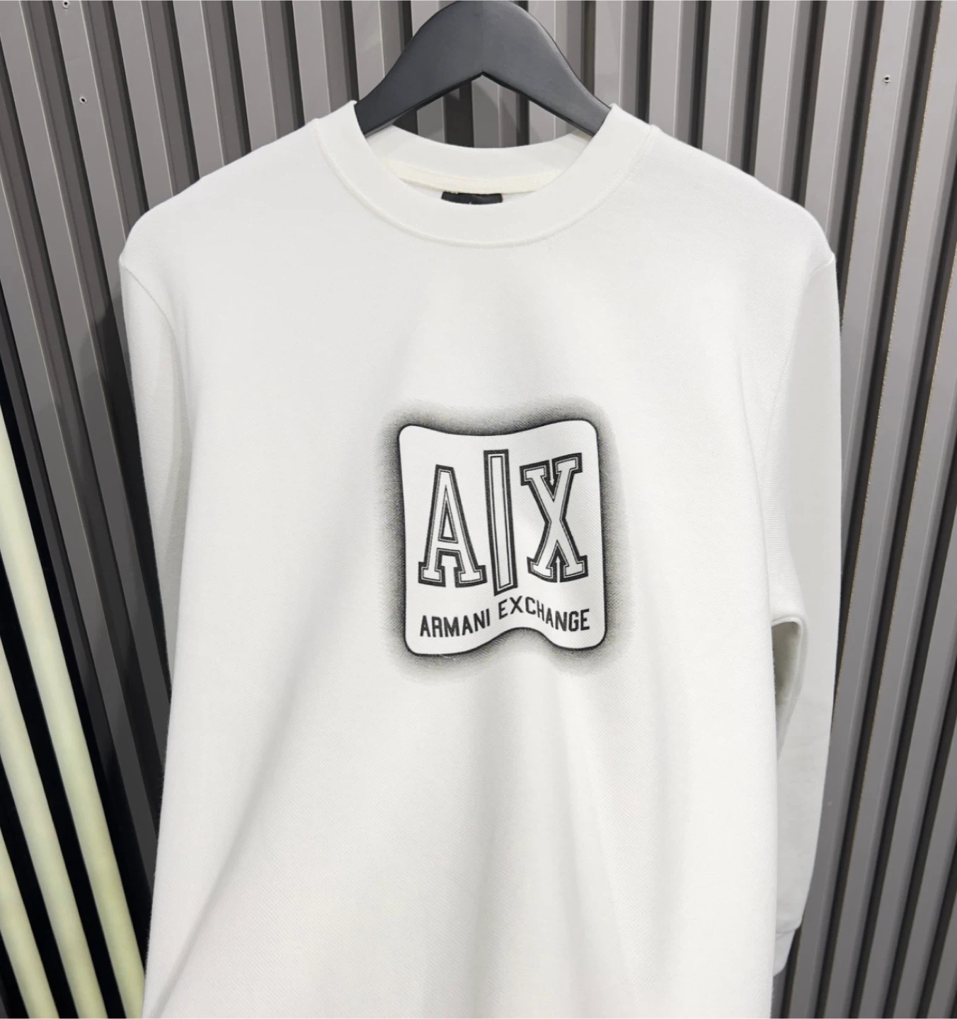 Armani Exchange White Crewneck Sweatshirt - photo 4