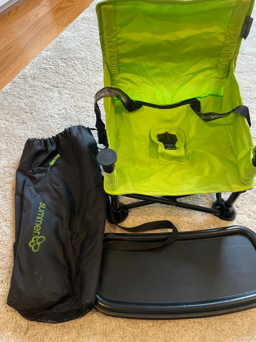 Summer Infant Pop N' Sit Portable Booster - Green