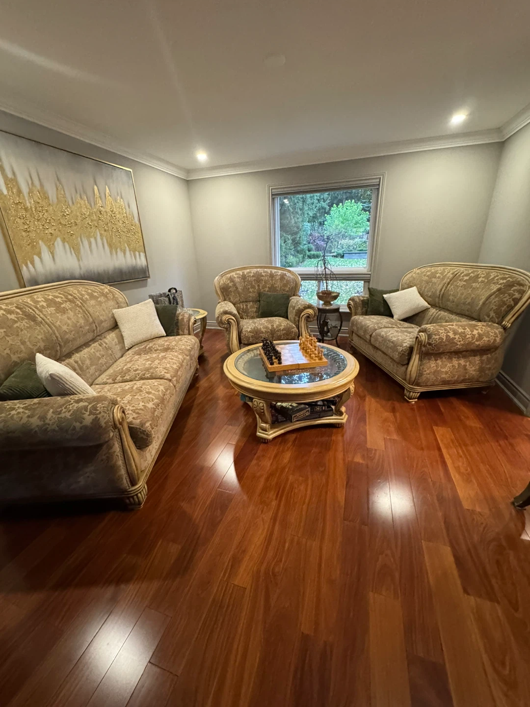 Elegant Classic Living Room Set, sofa set