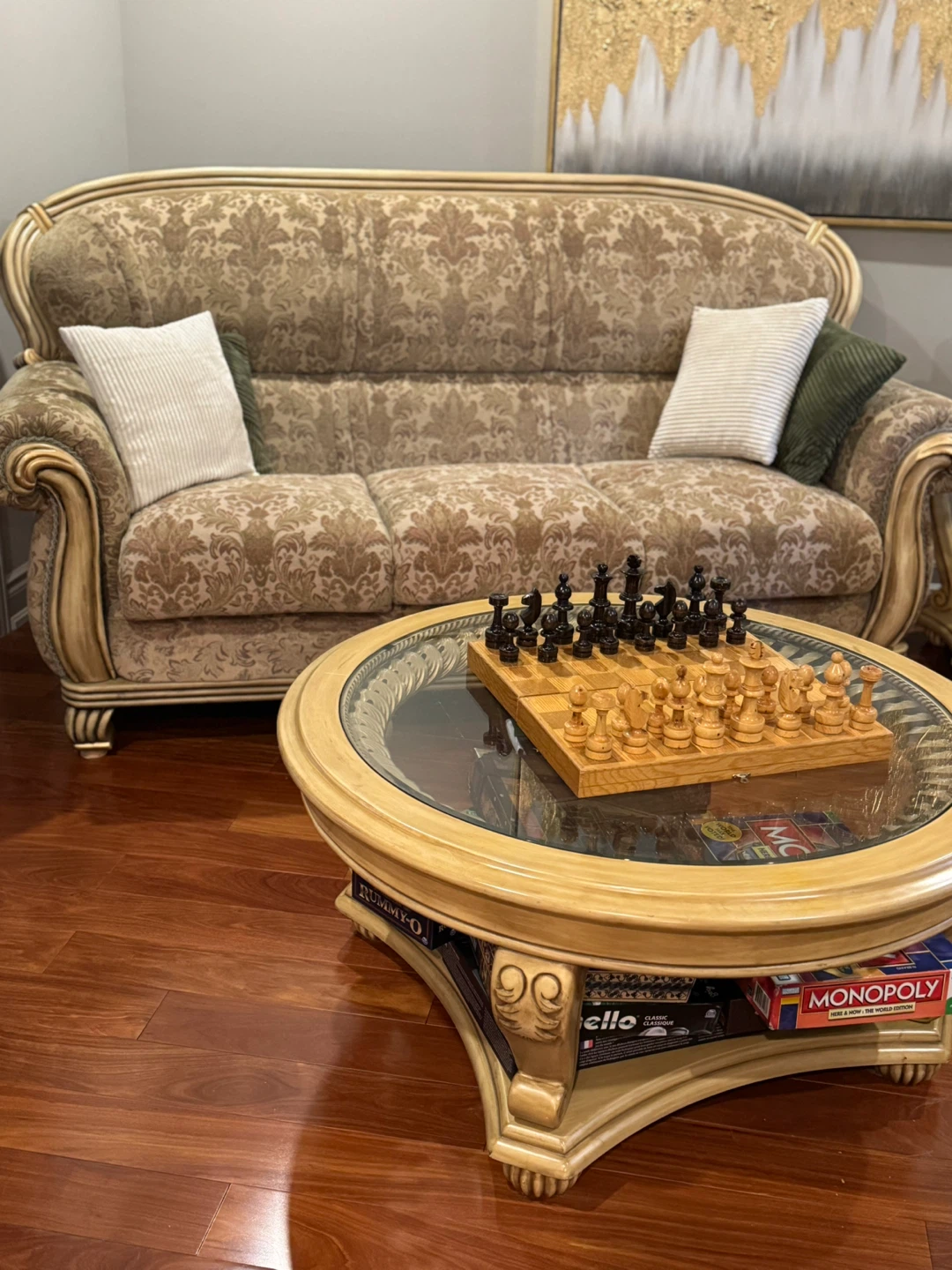 Elegant Classic Living Room Set, sofa set - photo 2