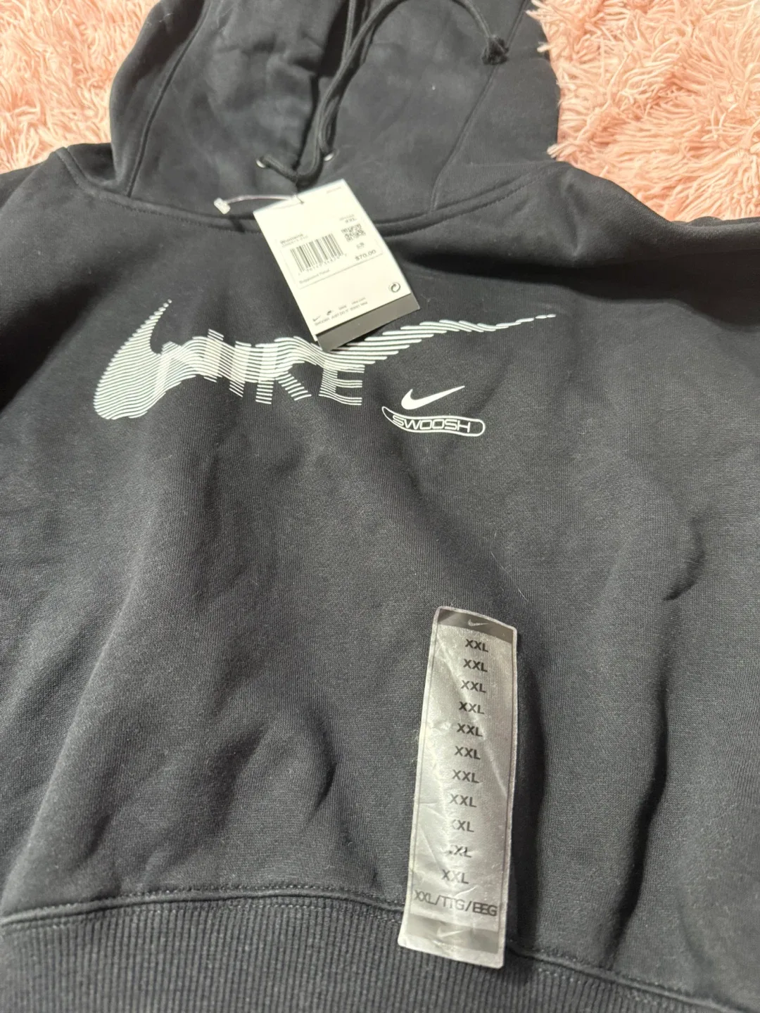 Nike XXL Black Hoodie & Sweatpants Set - New with Tags! image indicator(4)