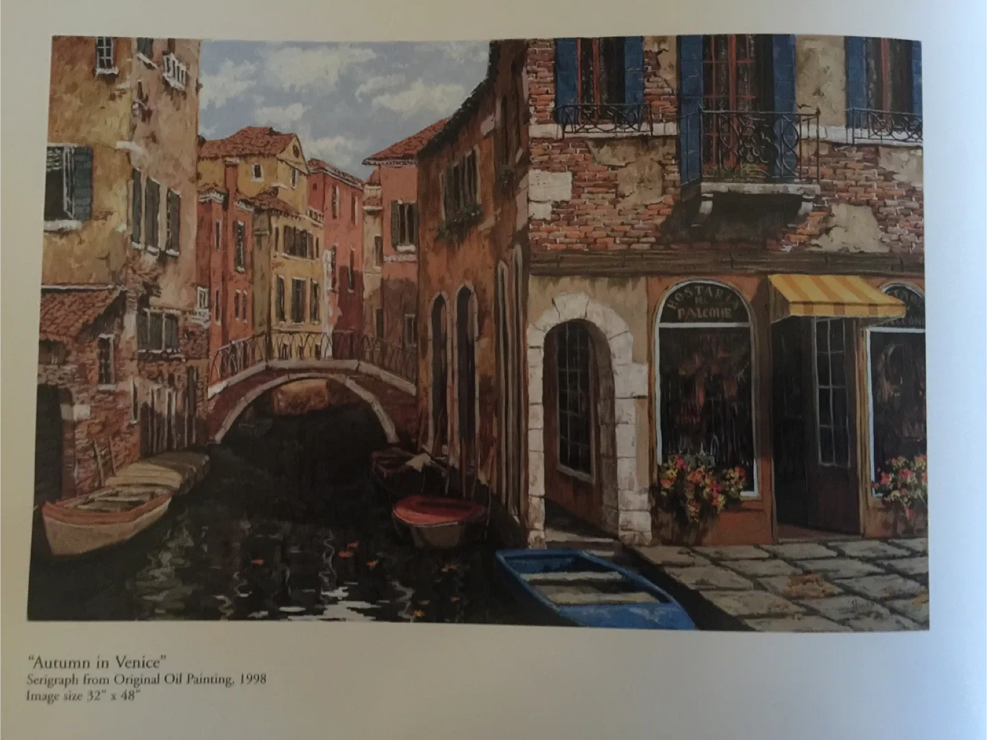 Shvaiko 'Autumn in Venice' Oil Painting image indicator(5)