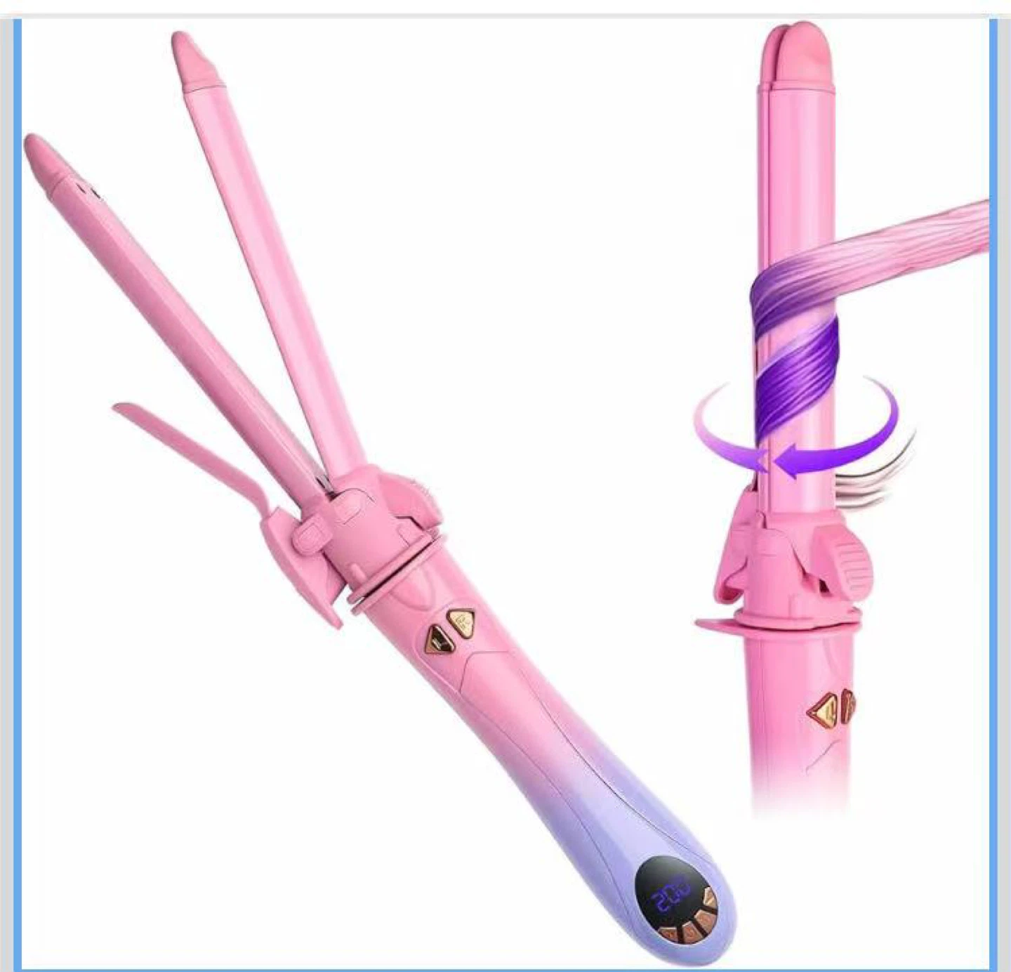 One Button Easier Curls Hair Curler