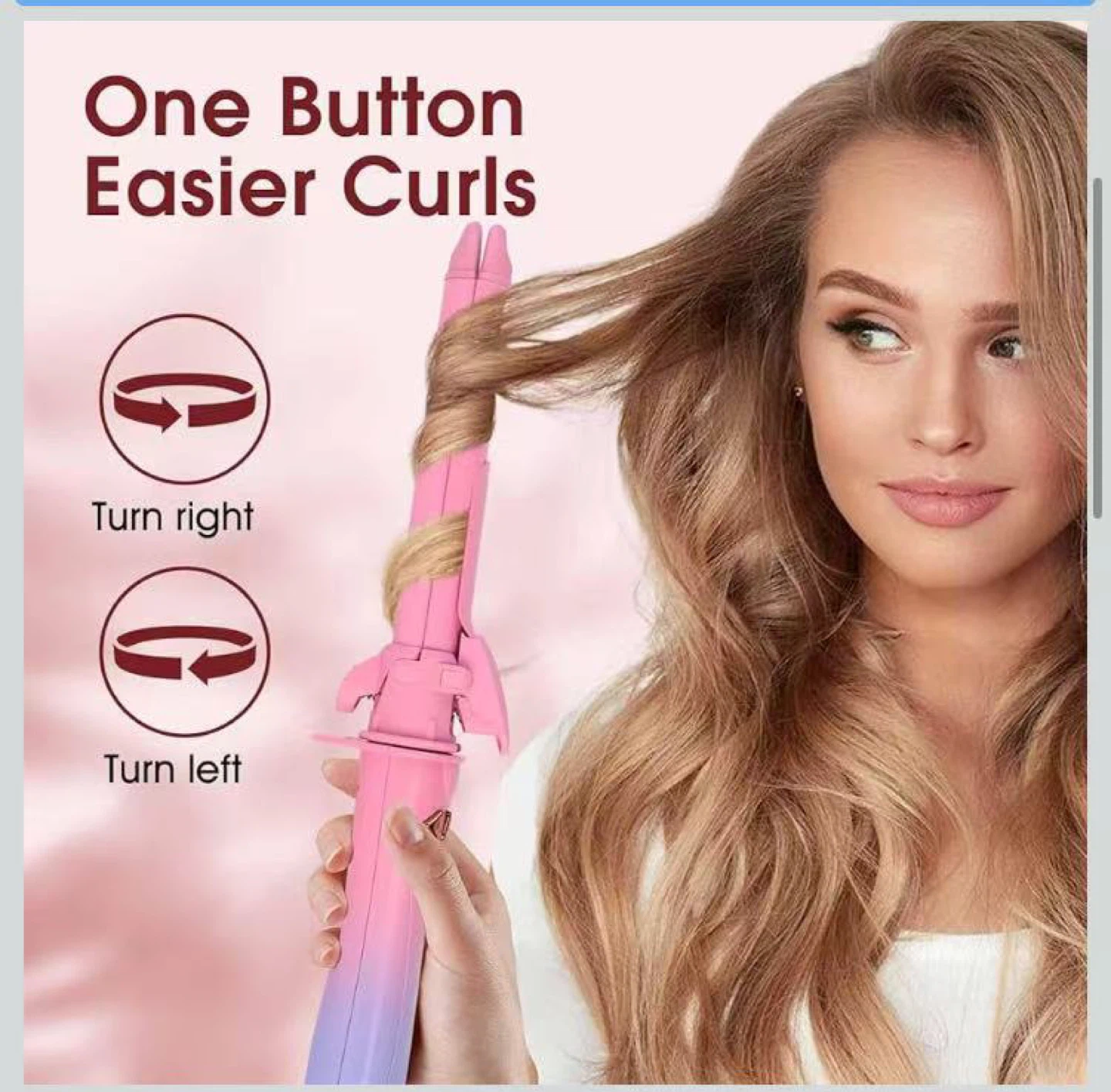 One Button Easier Curls Hair Curler - photo 2
