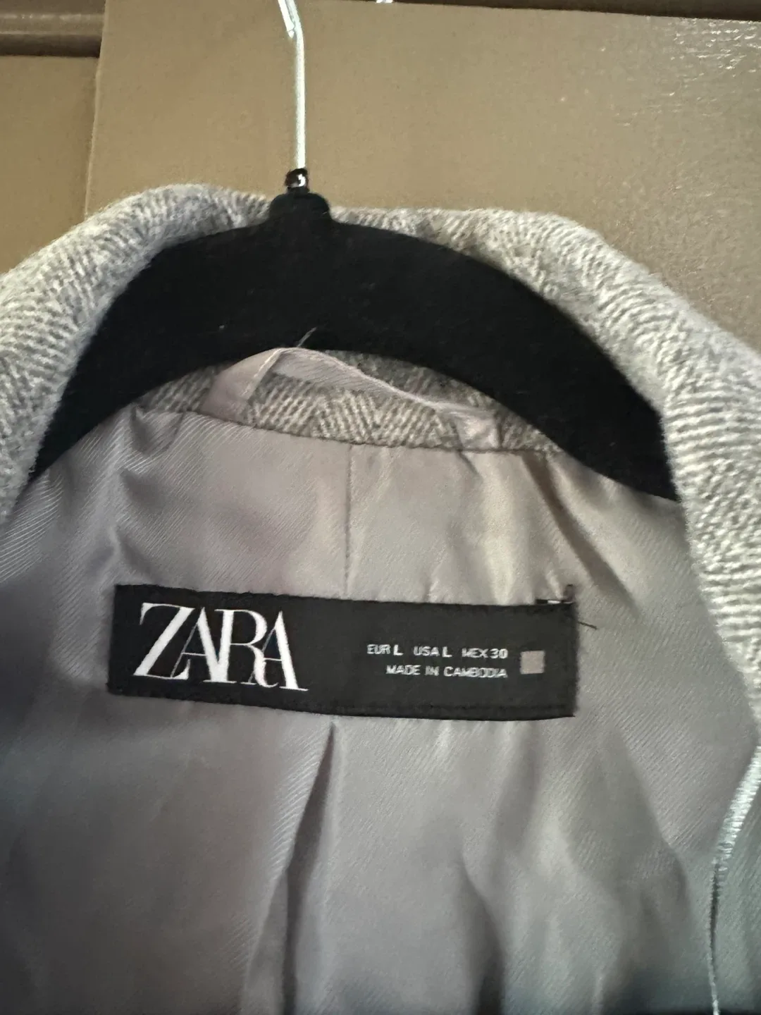 Zara Grey Blazer - Size L image indicator(4)