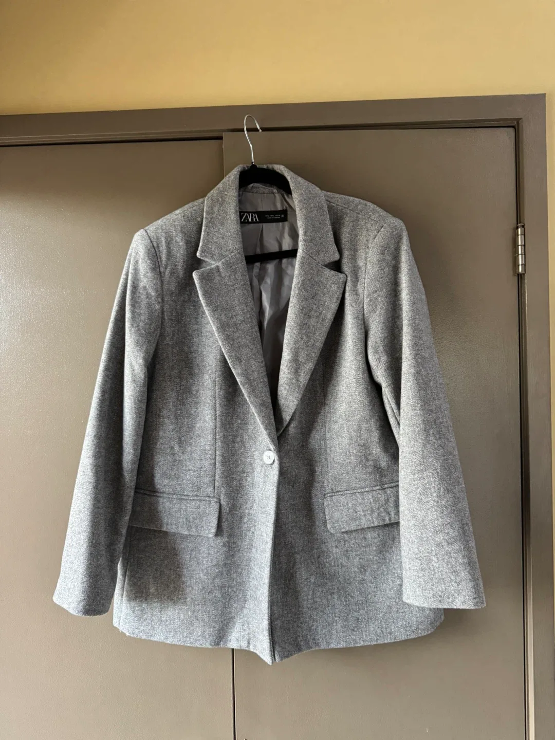 Zara Grey Blazer - Size L
