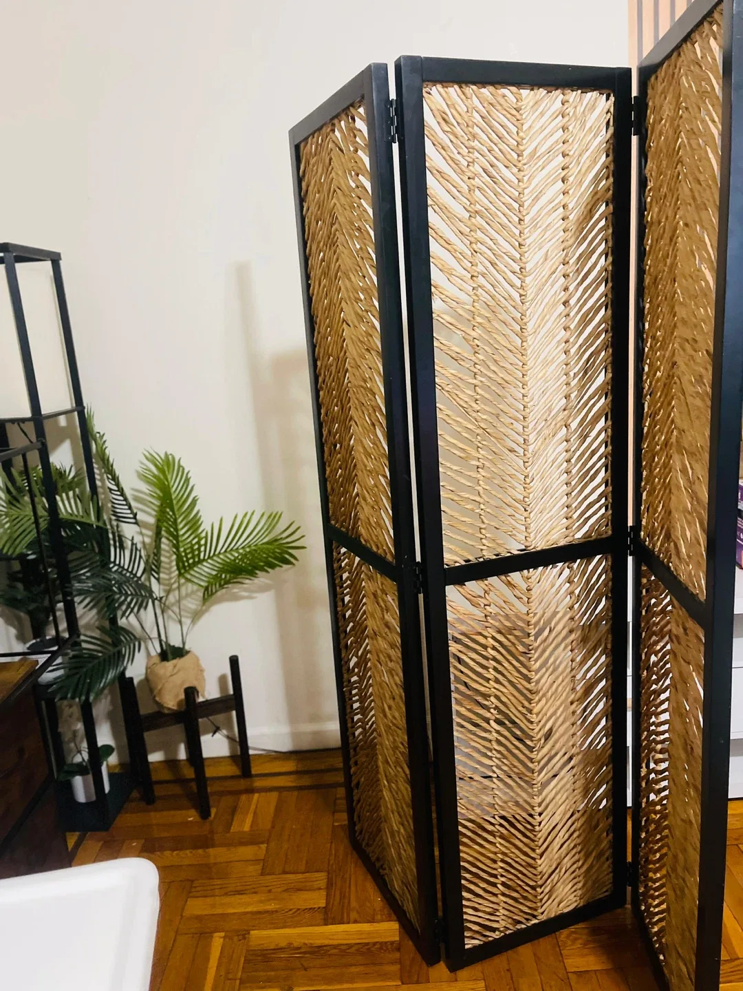 Woven Room Divider Screen ( Moving Out)