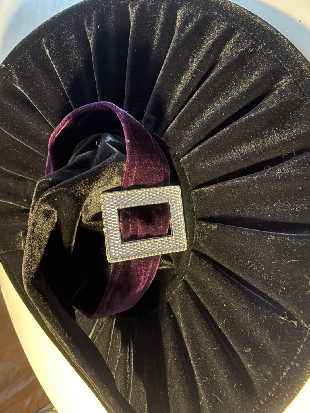 Velvet Witch Hat - Black - photo 3