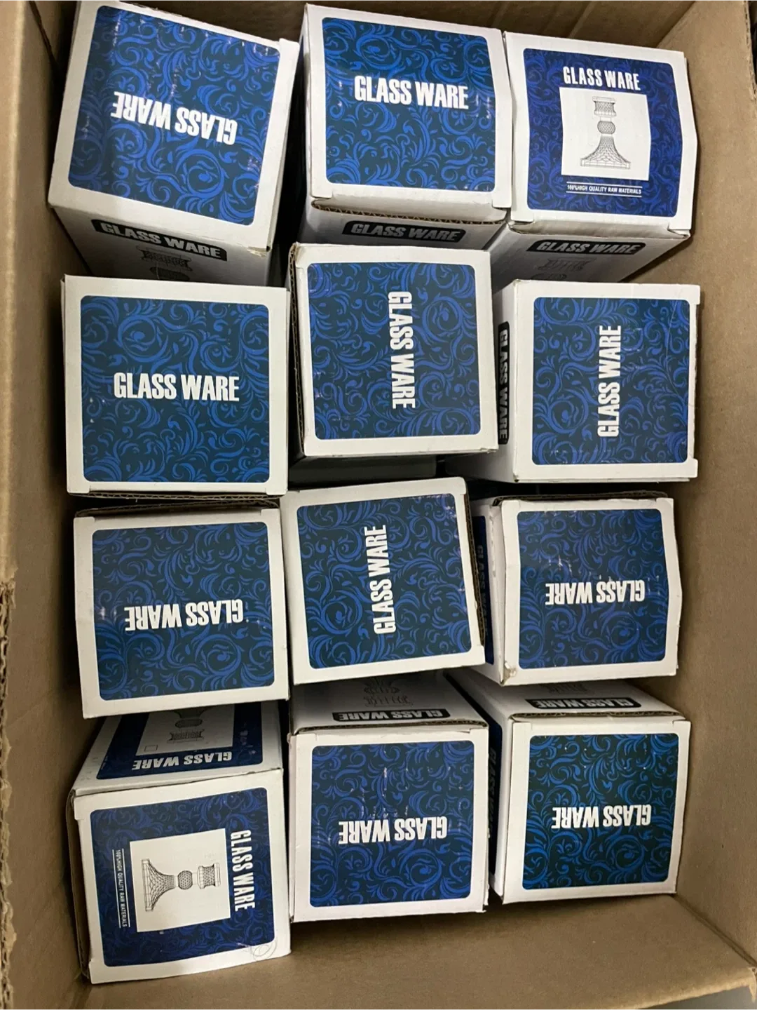 Glass Candlestick Holders - 3 Sets of 8, Clear Taper image indicator(5)