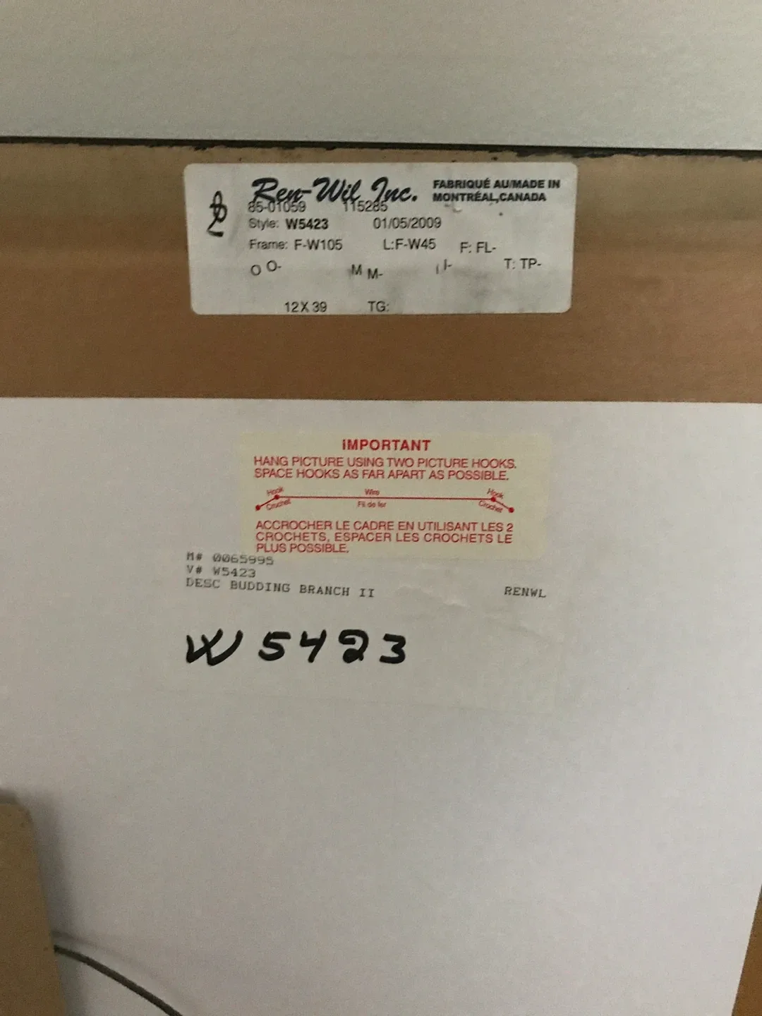 Ren-Wil Inc. 'Budding Branch II' Framed Art image indicator(4)