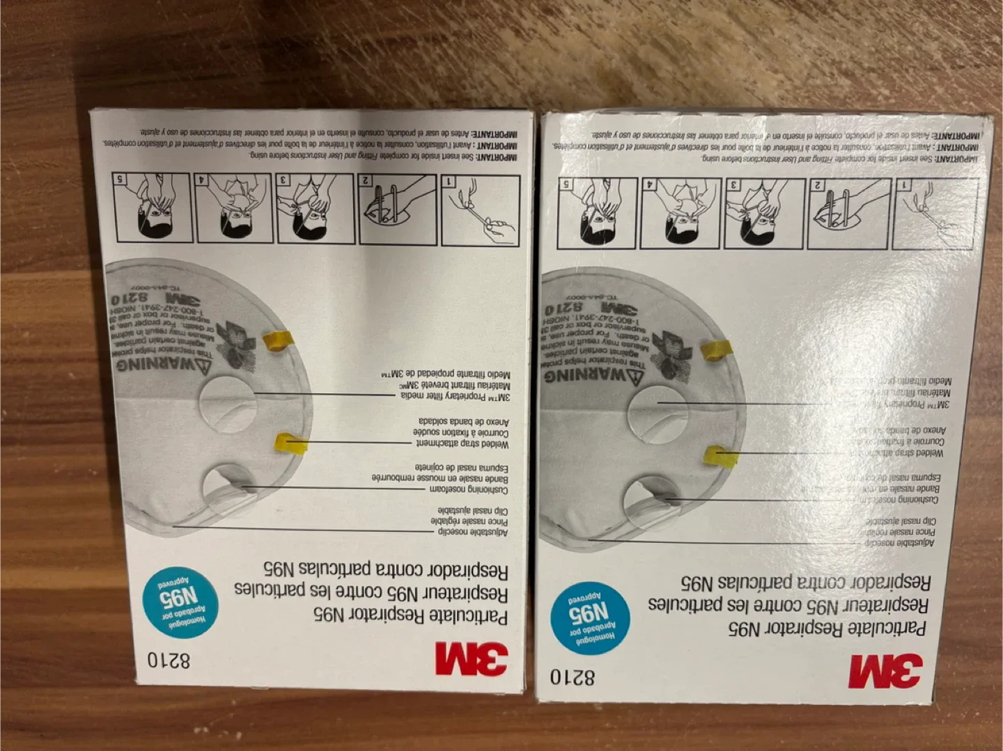 3M 8210 N95 Particulate Respirator - 20 Pack thumbnail