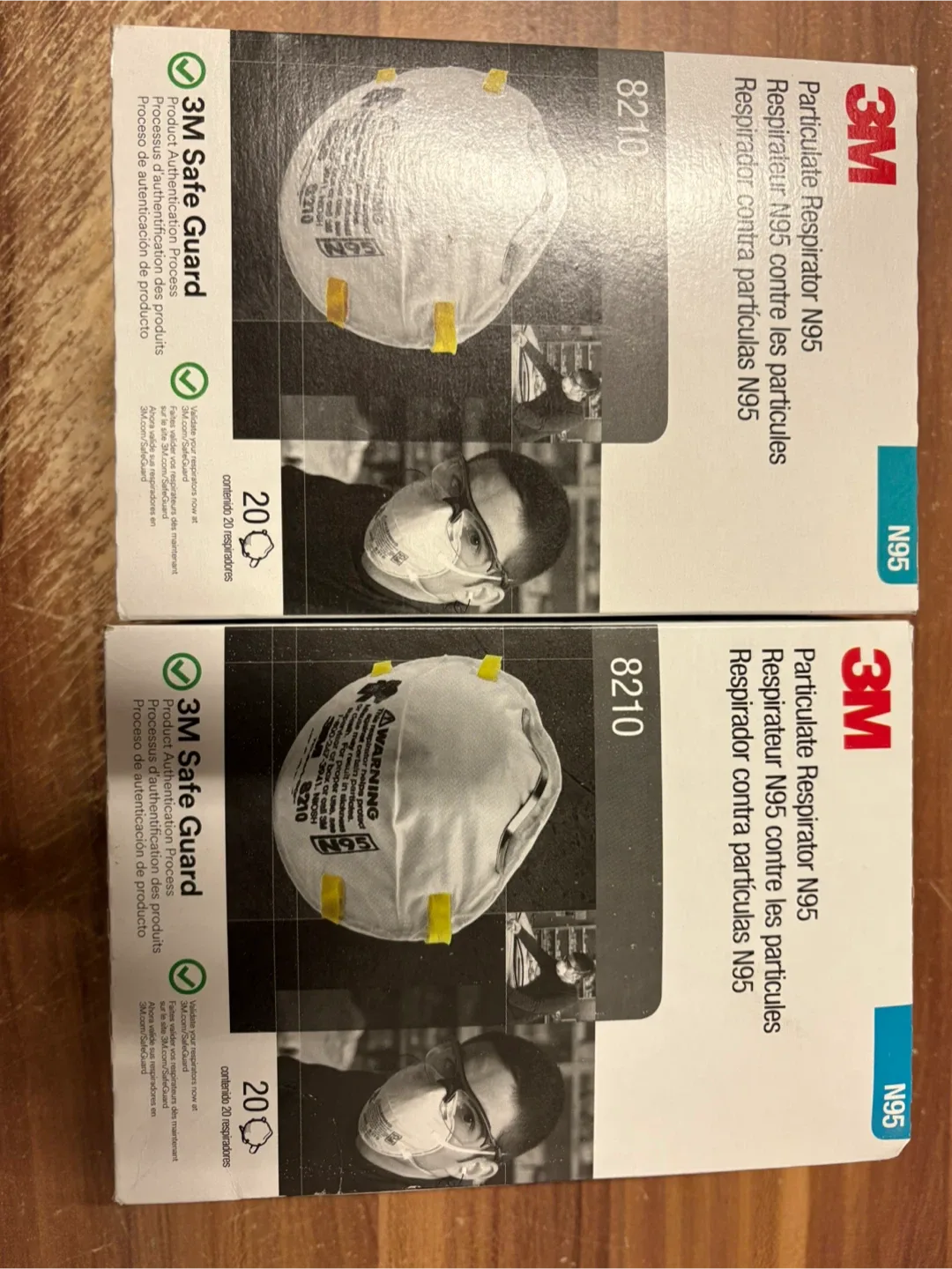 3M 8210 N95 Particulate Respirator - 20 Pack image indicator(2)