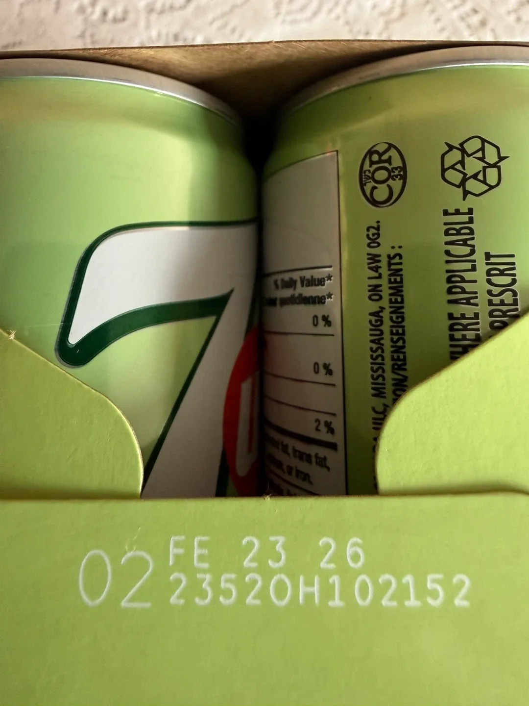 6 Cans-7up Zero Sugar Mini Cans (Expiry Feb, 2026) image indicator(4)