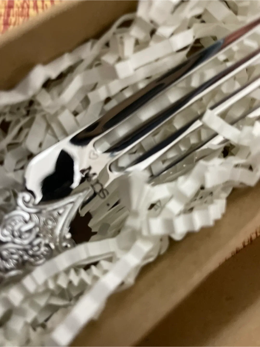 Decorative Silver Fork in Box - New