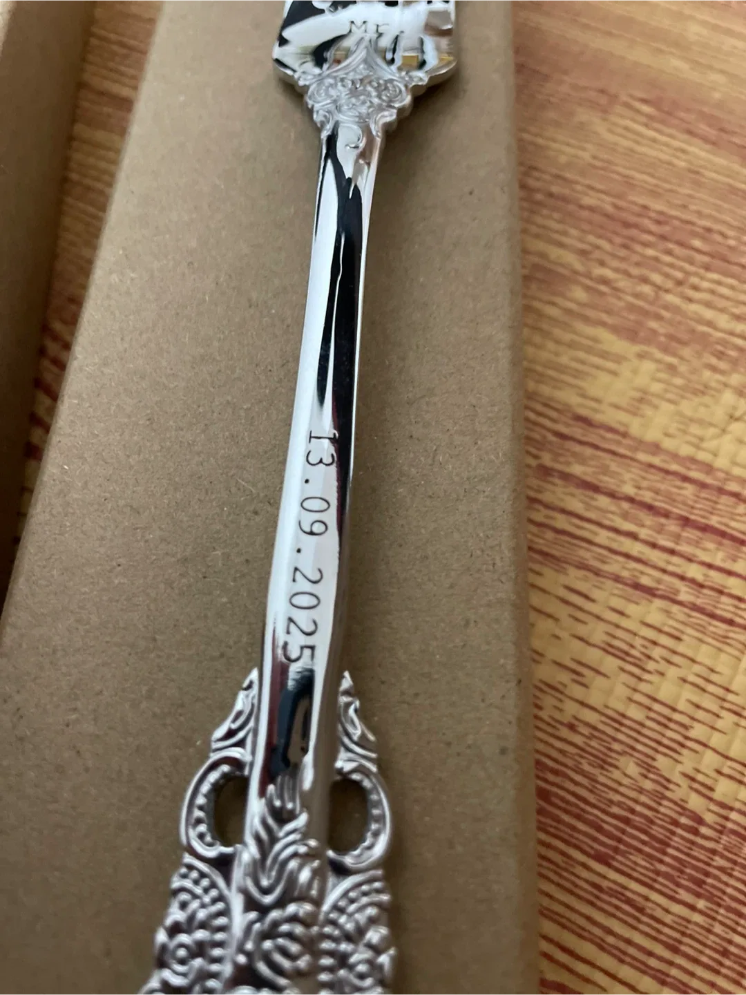 Decorative Silver Fork in Box - New image indicator(5)