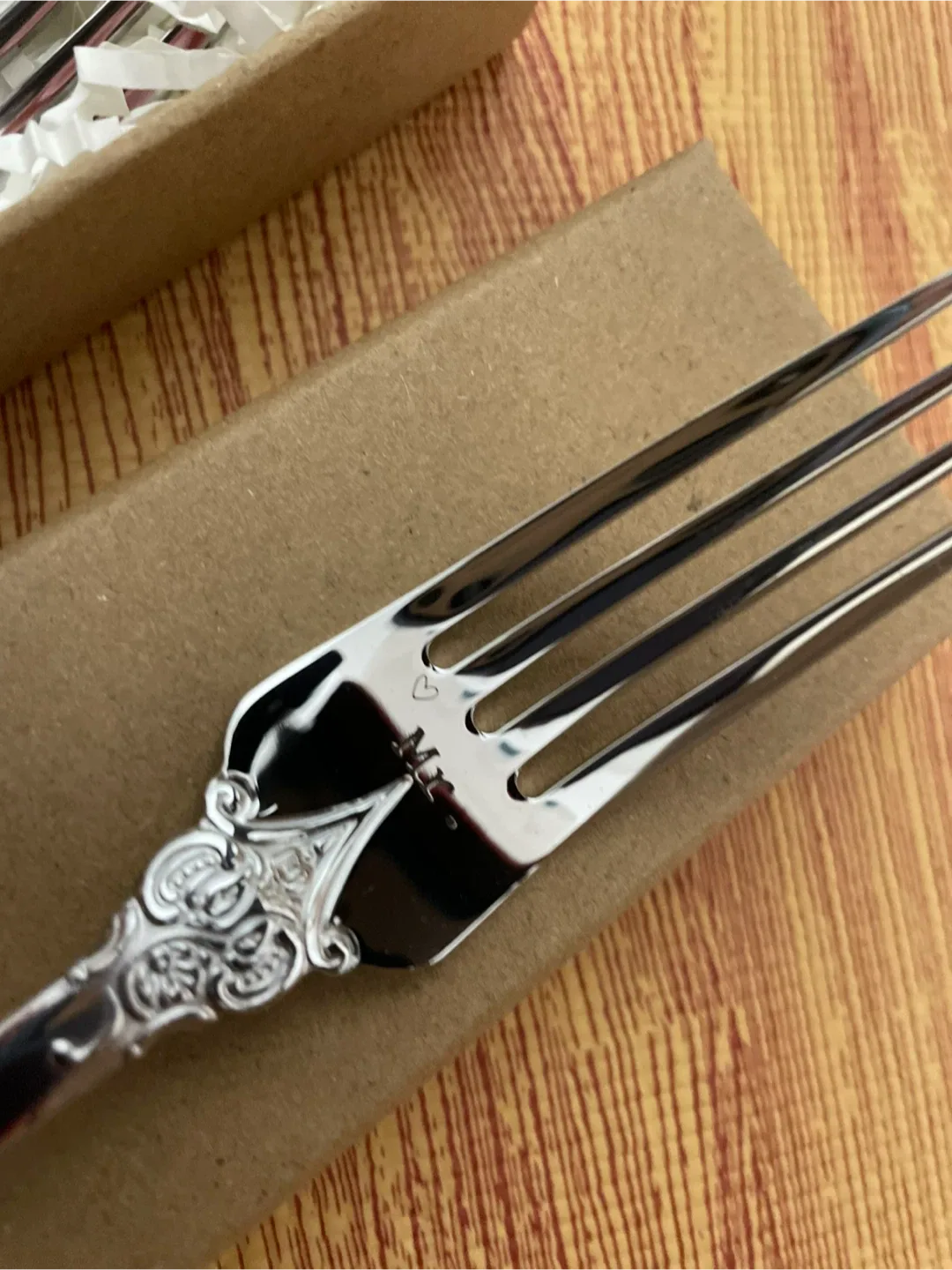 Decorative Silver Fork in Box - New image indicator(2)