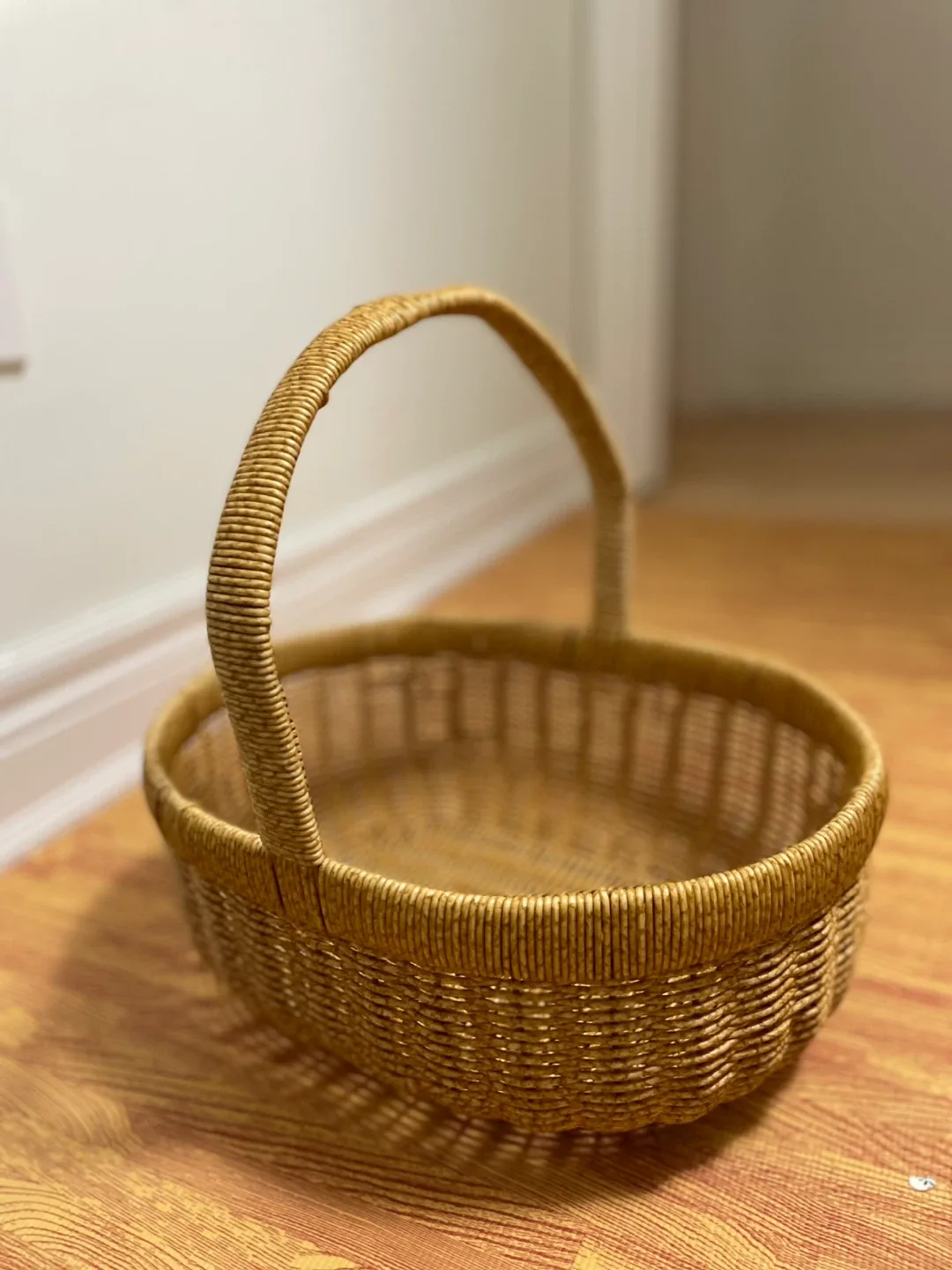 Woven Basket with Handle