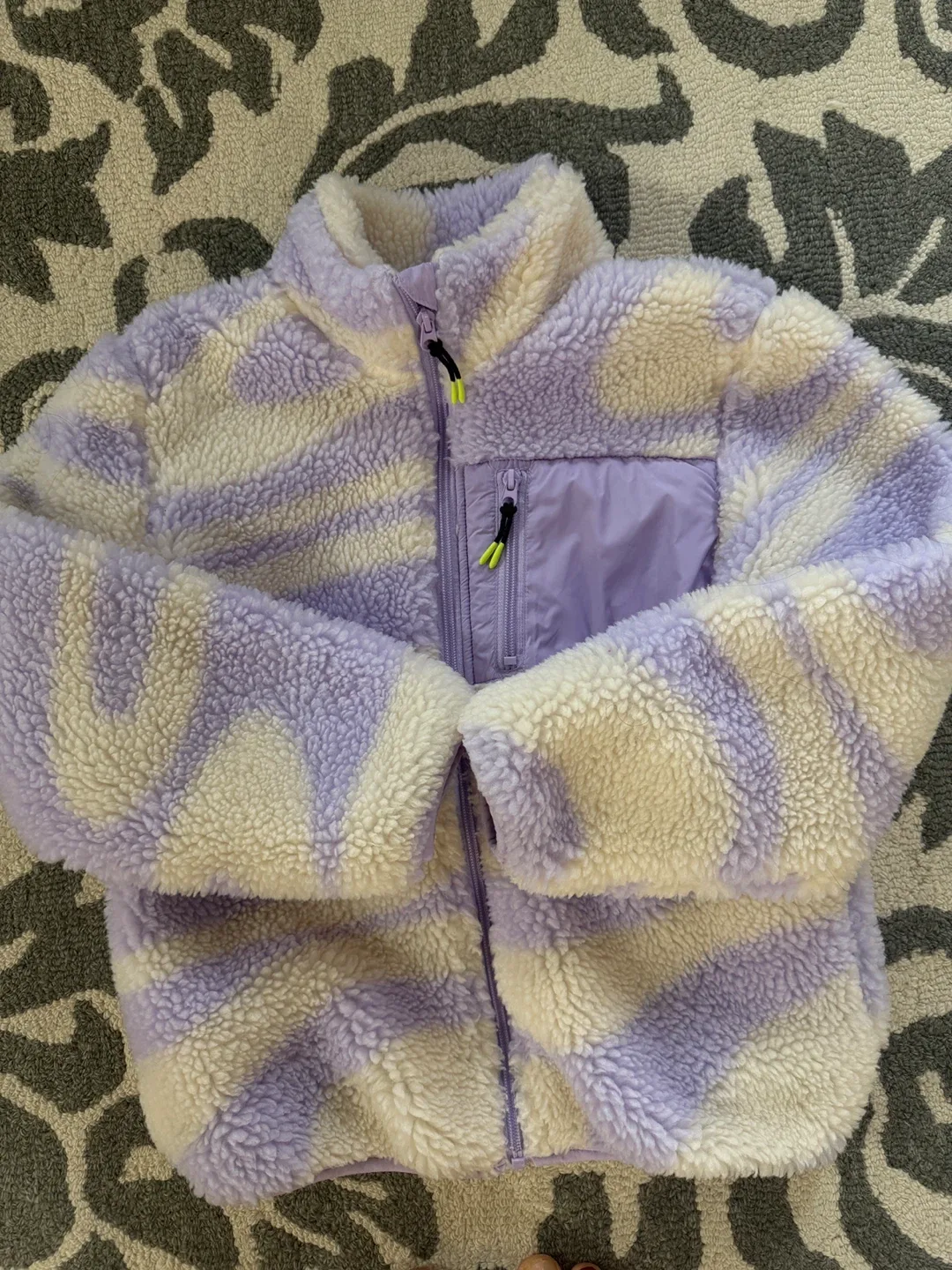 H&M Girl's Fleece Jacket - Size 8-10 image indicator(2)