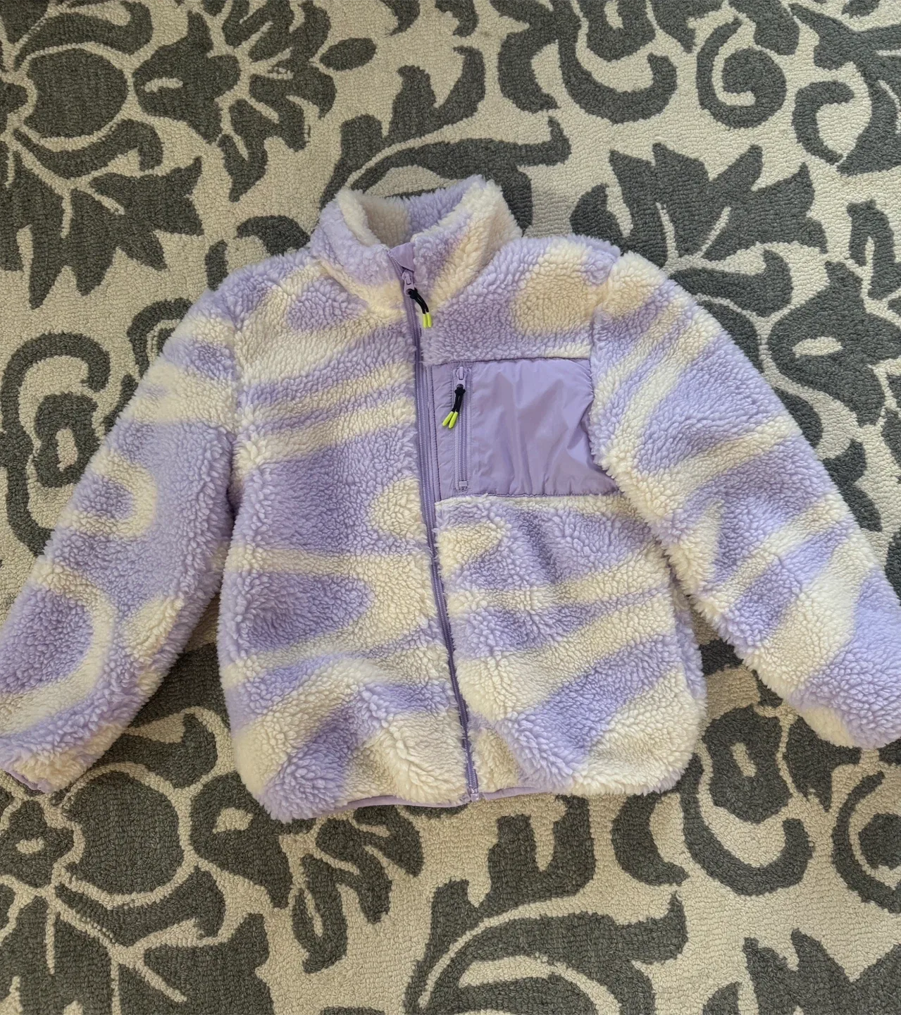 H&M Girl's Fleece Jacket - Size 8-10 thumbnail
