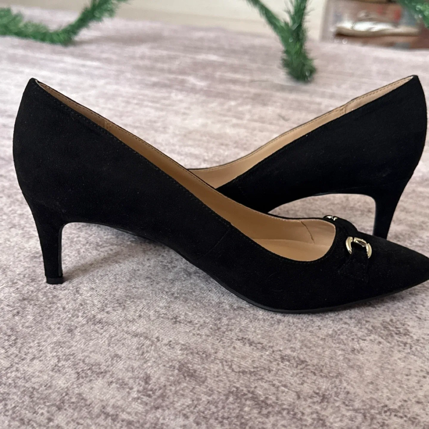 Ann Taylor Black Heels - Size 7.5 image indicator(3)