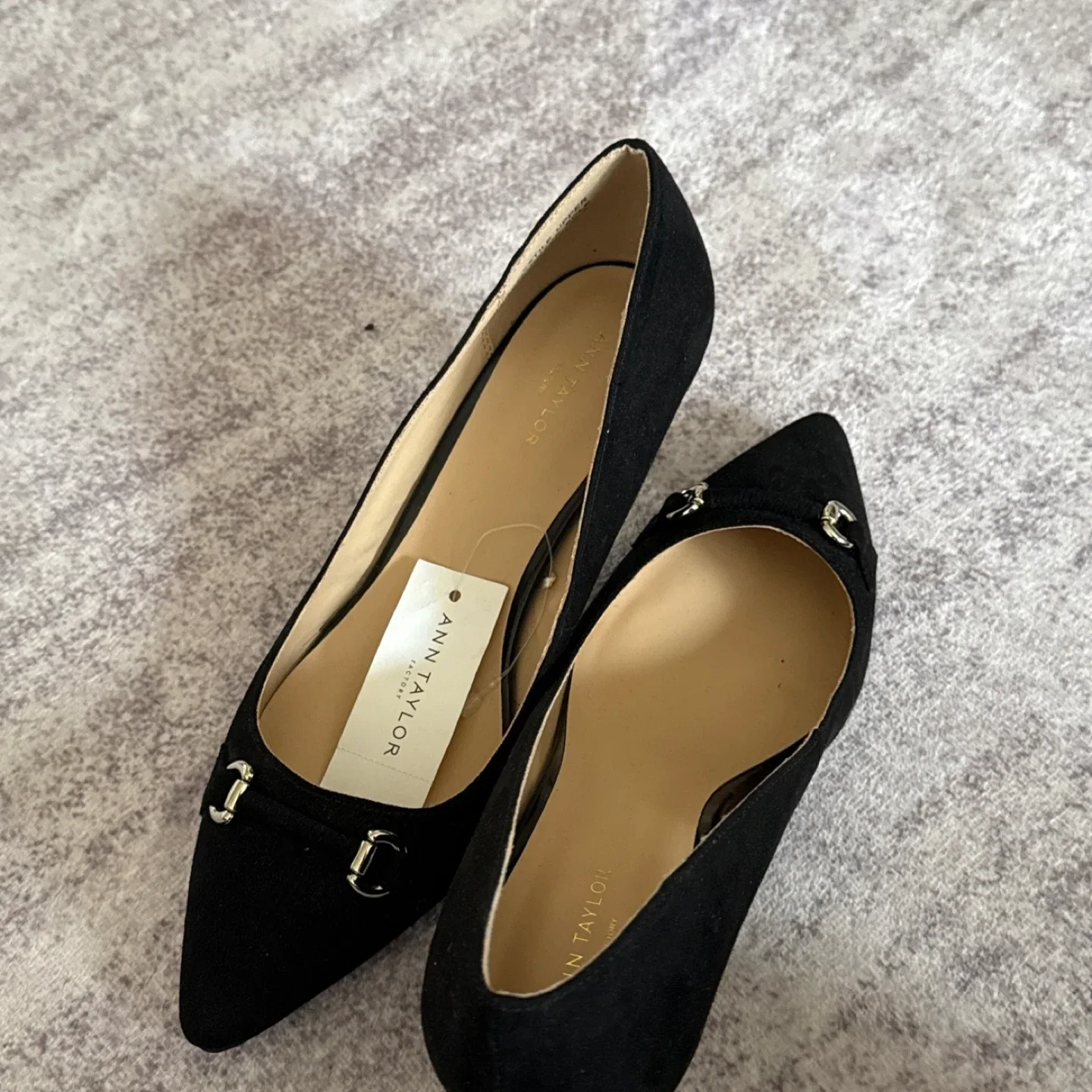Ann Taylor Black Heels - Size 7.5 image indicator(2)