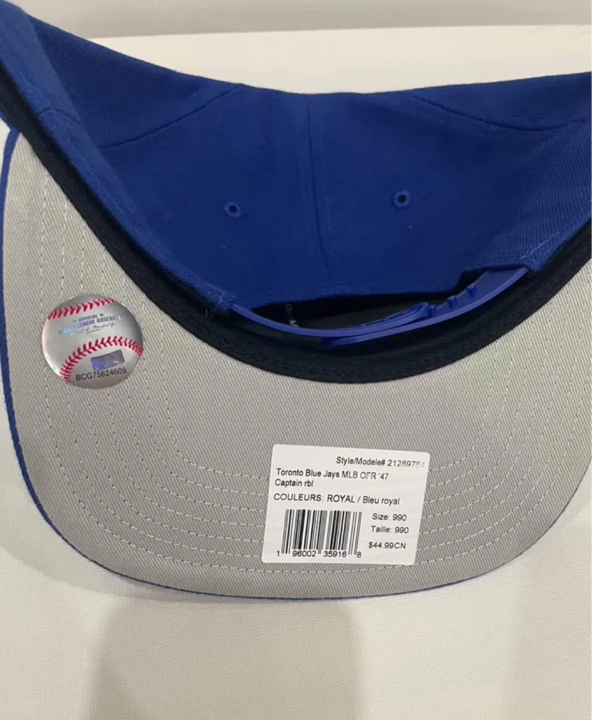 Toronto Blue Jays '47 Captain Snapback Hat - Royal Blue image indicator(3)