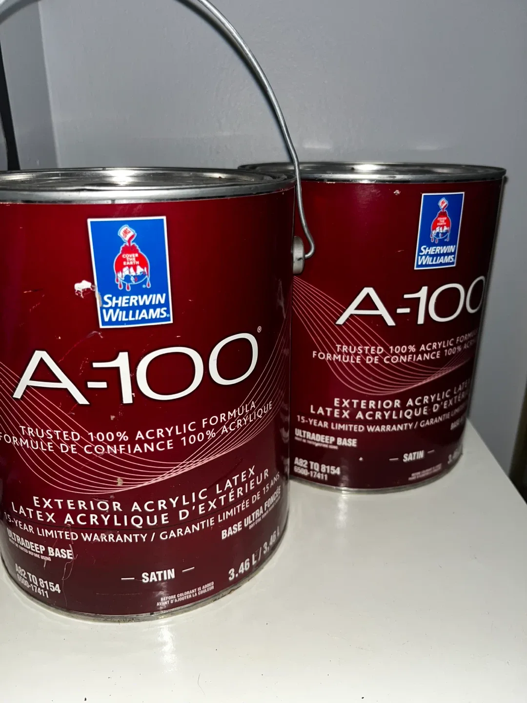 2 full gallons of paint- Navy Blue