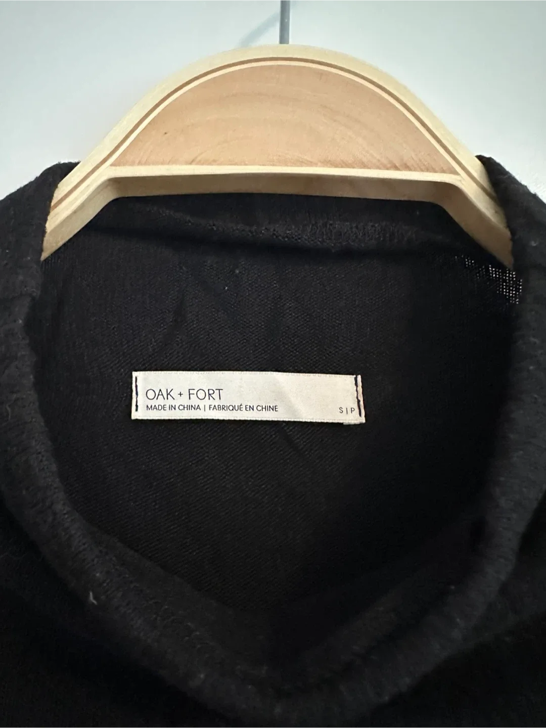 OAK + FORT Black Turtleneck image indicator(2)