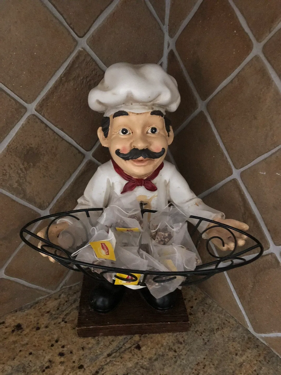 Set of 3 Chef Statues 13 Inches image indicator(4)