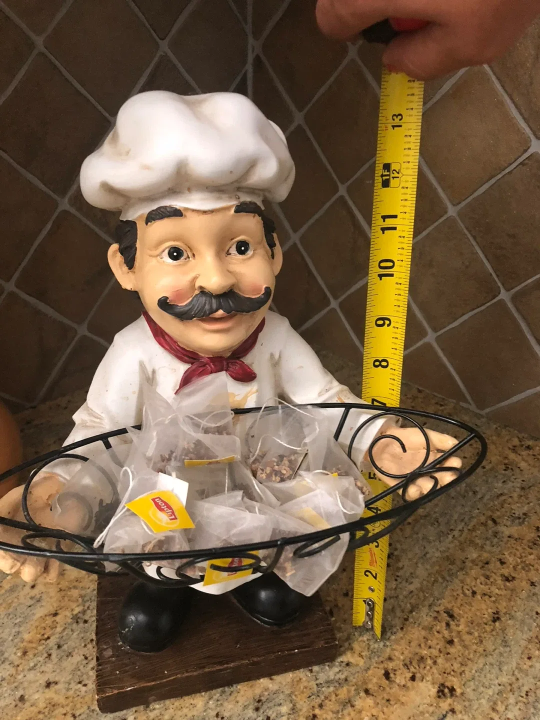 Set of 3 Chef Statues 13 Inches image indicator(3)