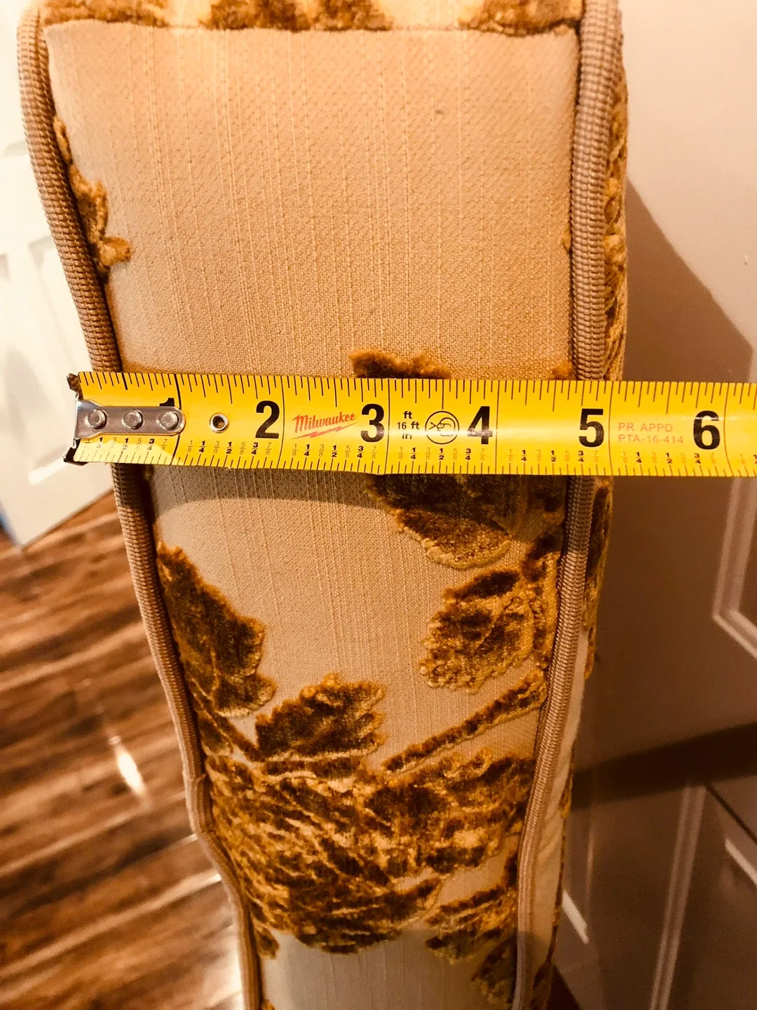 Floral Patterned Cushion - 56" x 22" image indicator(4)