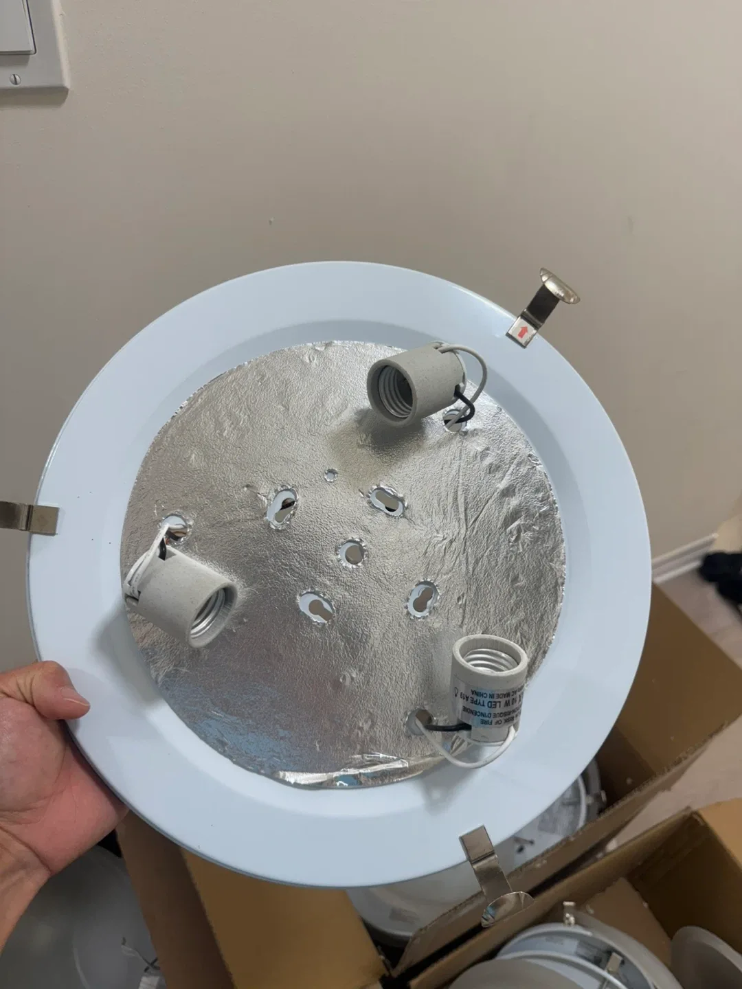 13 Units Standard Ceiling Light Fixtures - 12” and 16” image indicator(2)