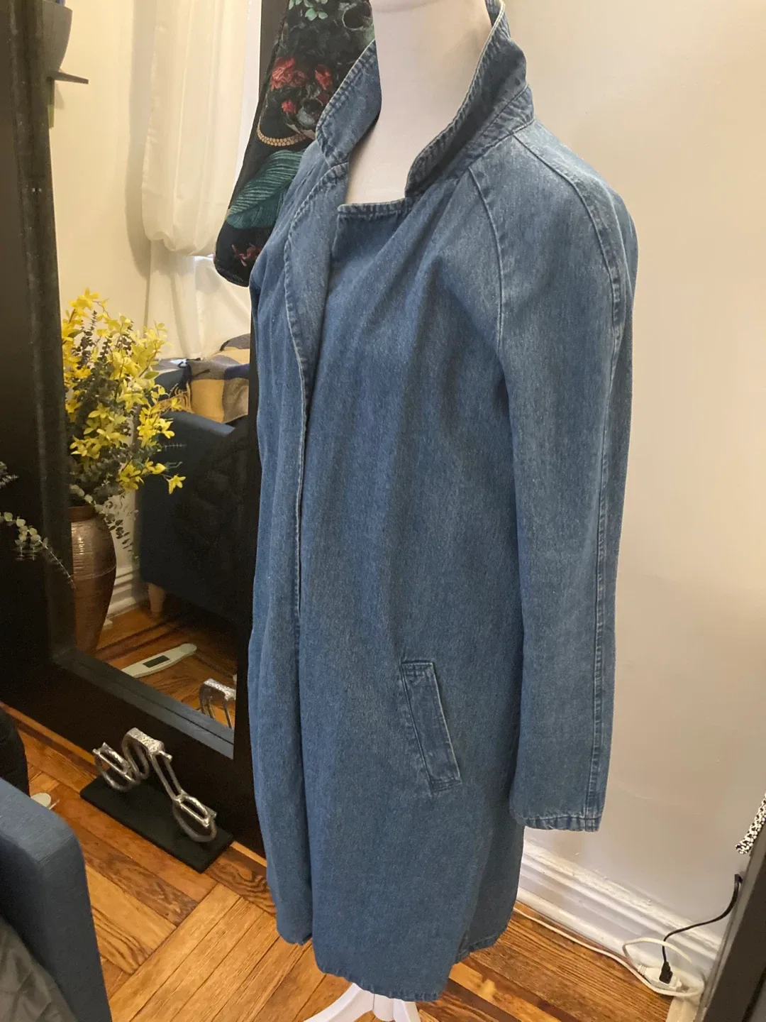 Denim Trench Coat image indicator(6)