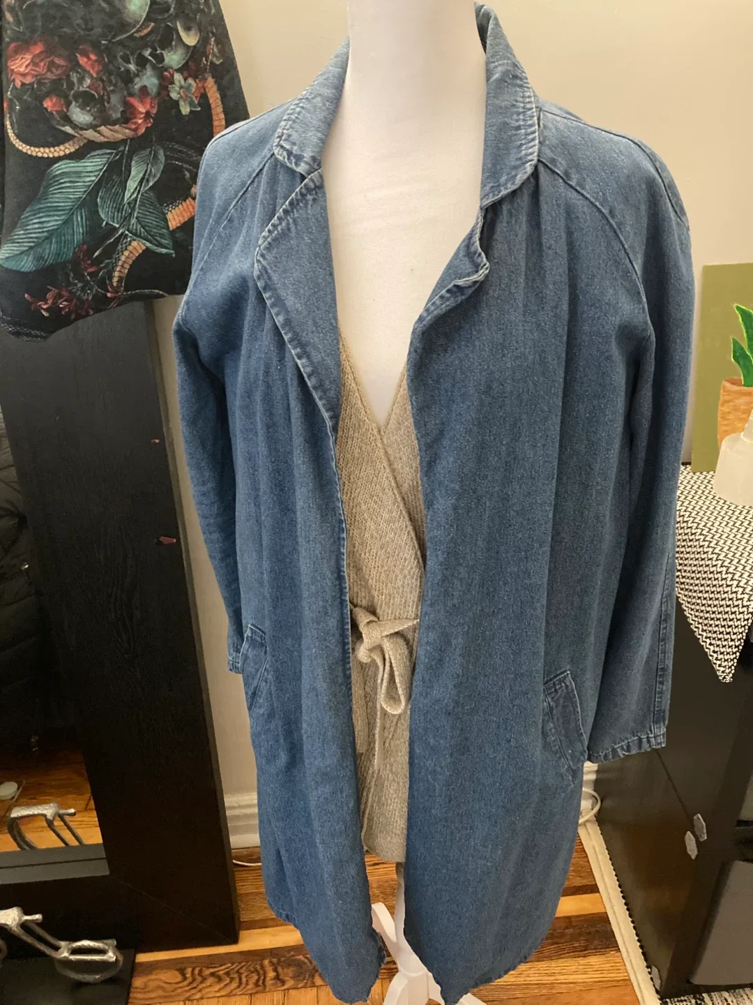 Denim Trench Coat image indicator(2)