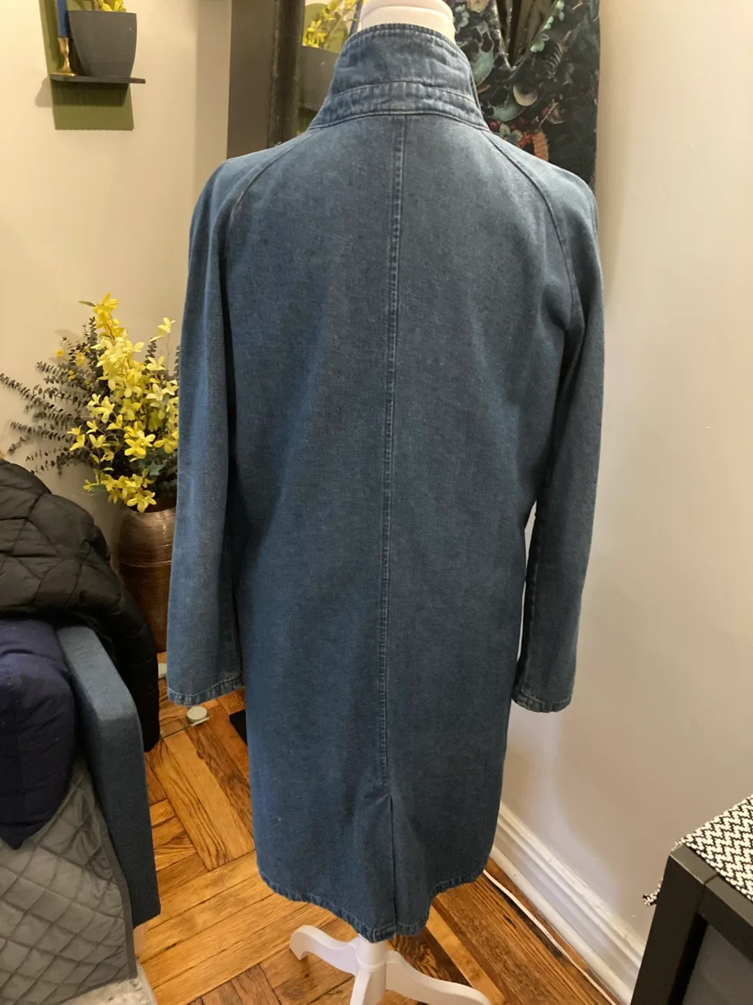 Denim Trench Coat image indicator(7)