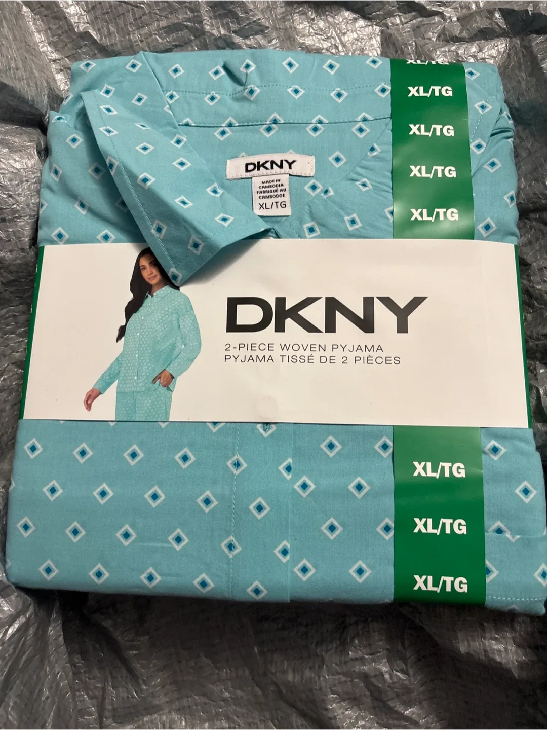 DKNY 2-Piece Woven Pyjama Set - XL/TG thumbnail