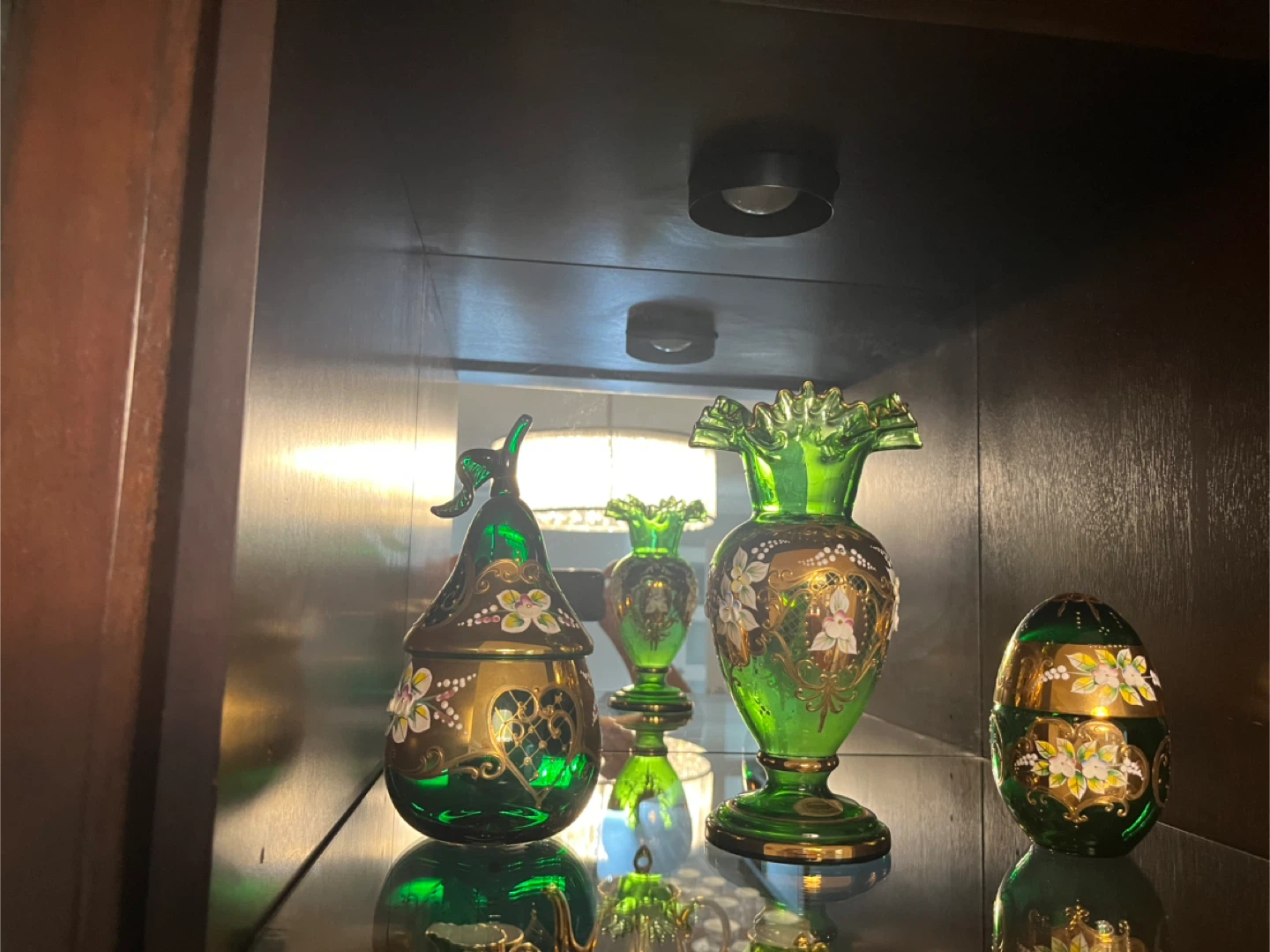 Slovakia Glass Decorative Vase set