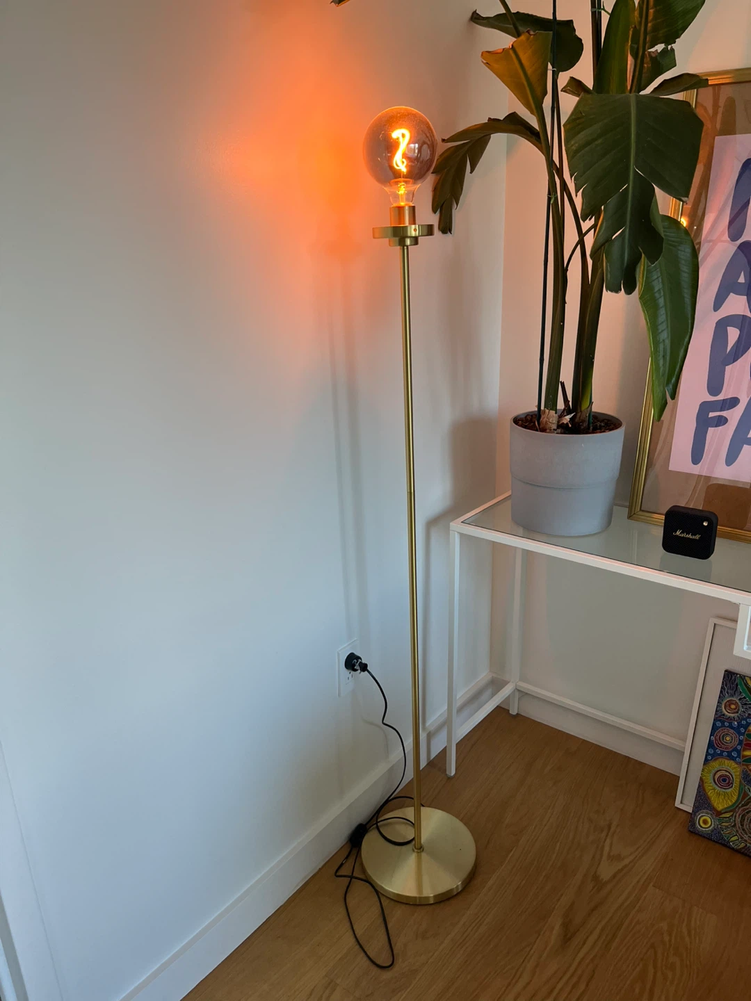 Gold Floor Lamp