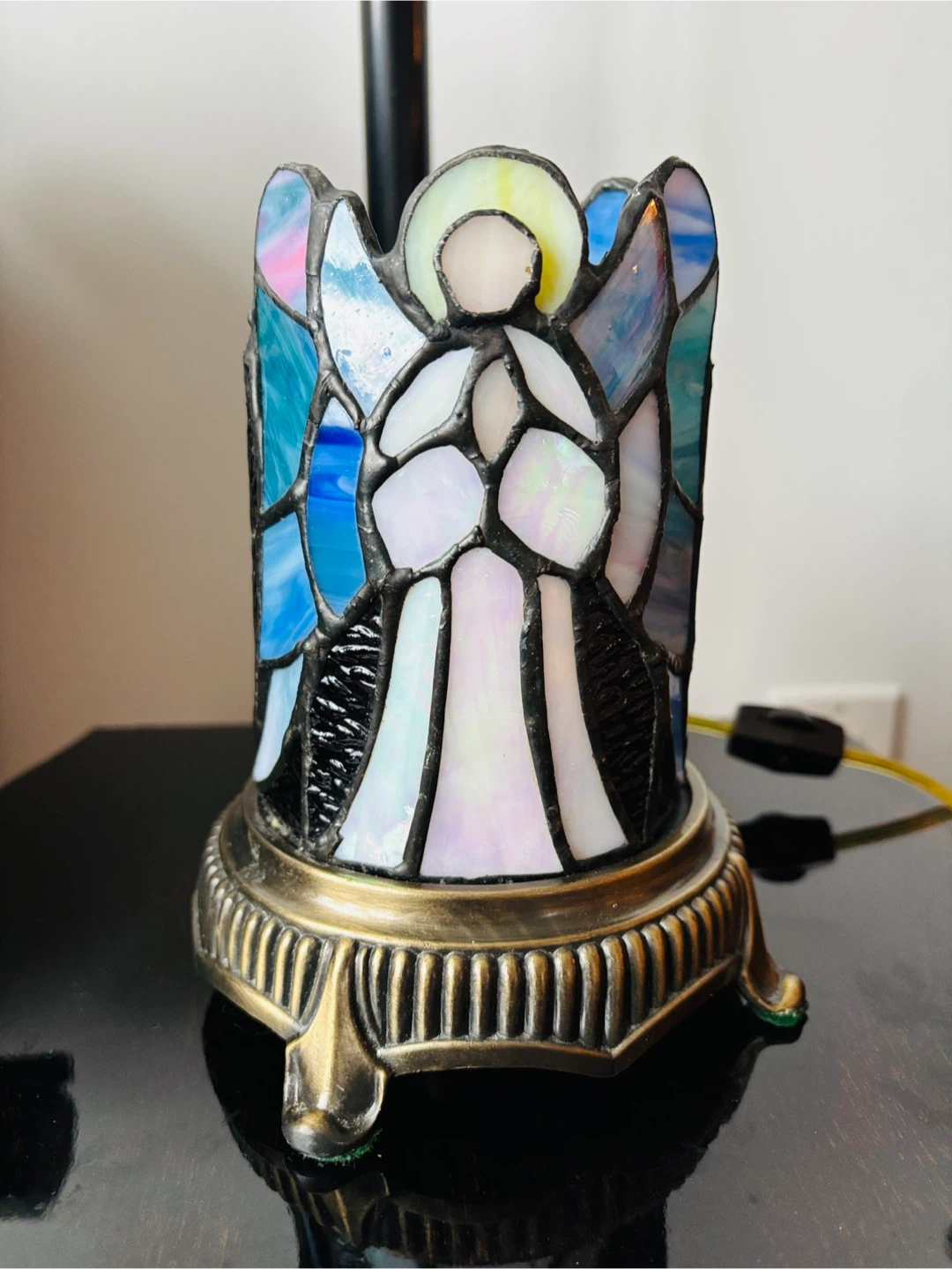 Stained Glass Angel Accent Lamp - photo 2