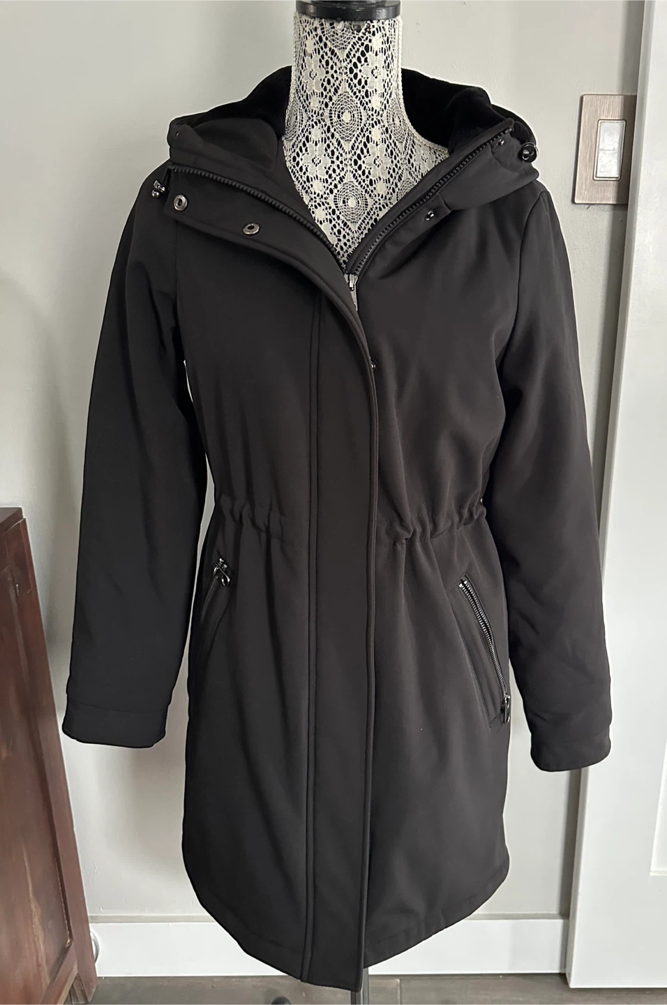 Vero Moda Black Coat - Size Small