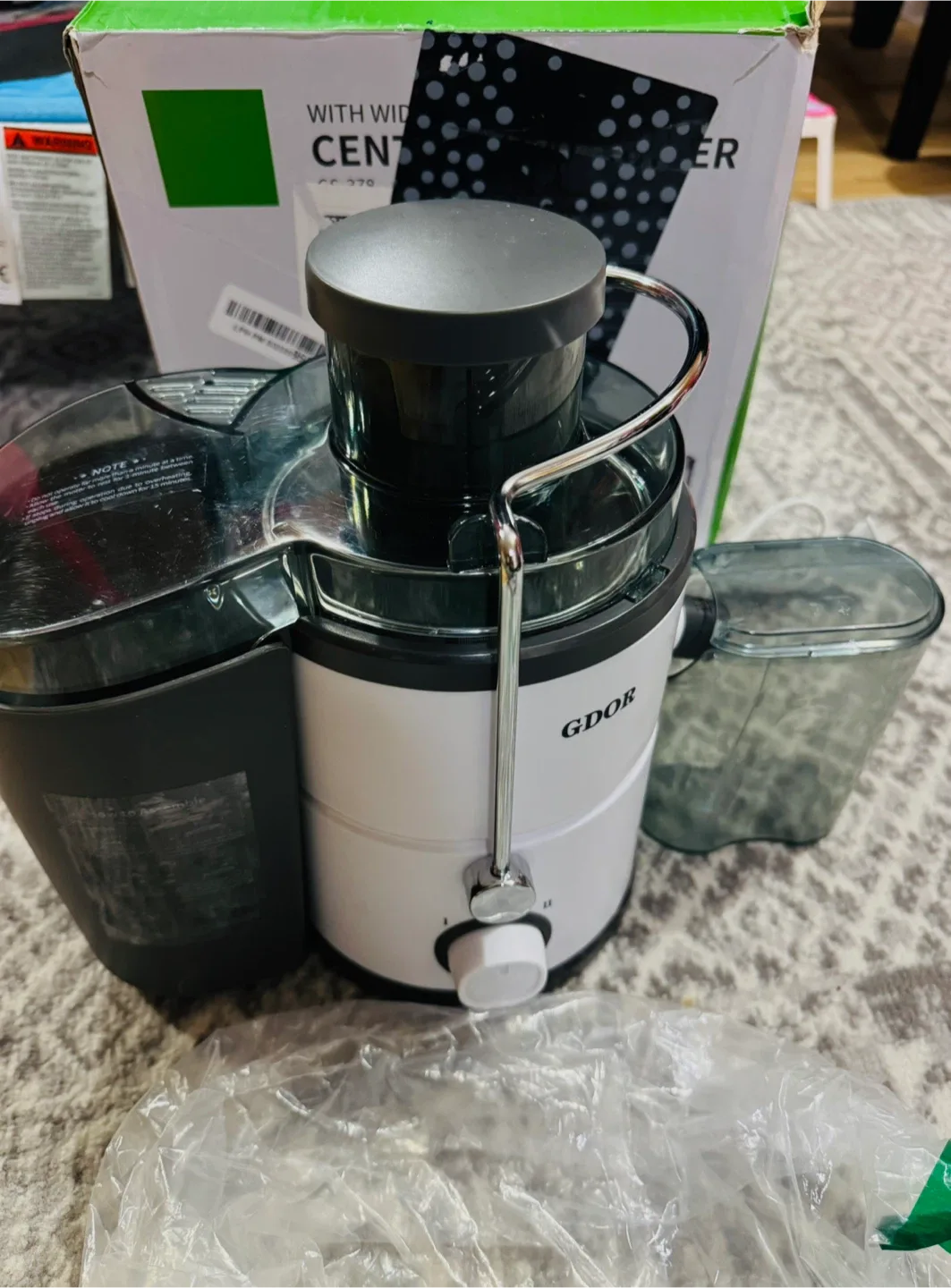 GDOR With Wide Chute Centrifugal Juicer