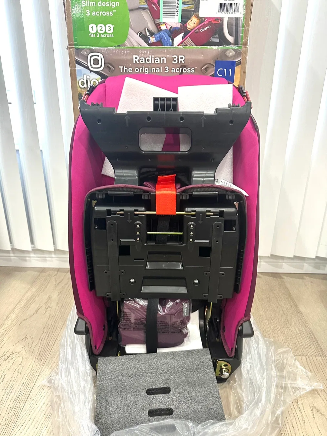 Diono Radian 3R Car Seat - Pink Blossom image indicator(6)
