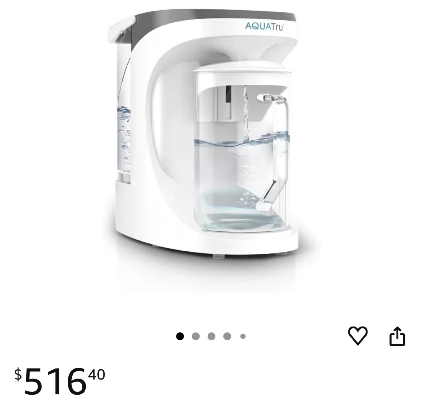 AquaTru Water Filtration Purification System