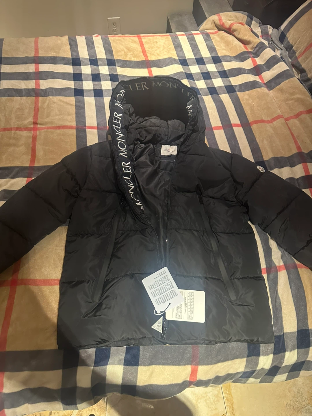 Moncler Black Padded Down Jacket