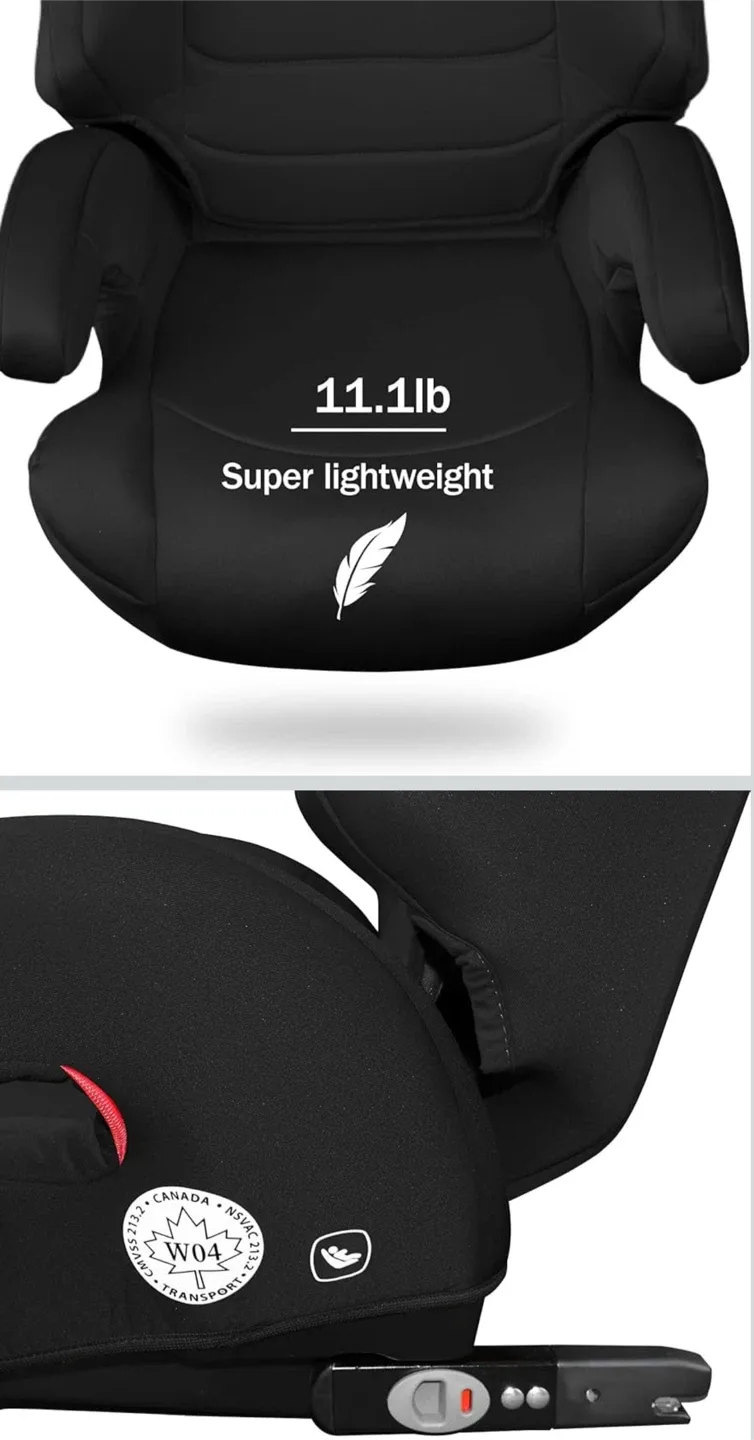 Diono Black Booster Seat - 40-120 lbs image indicator(4)